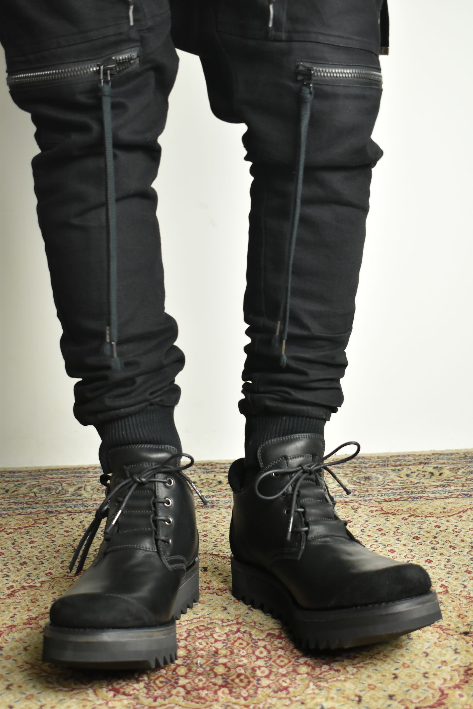 Horse Leather Derby Shoes"Black" / ホースレザーダービーシューズ"ブラック"