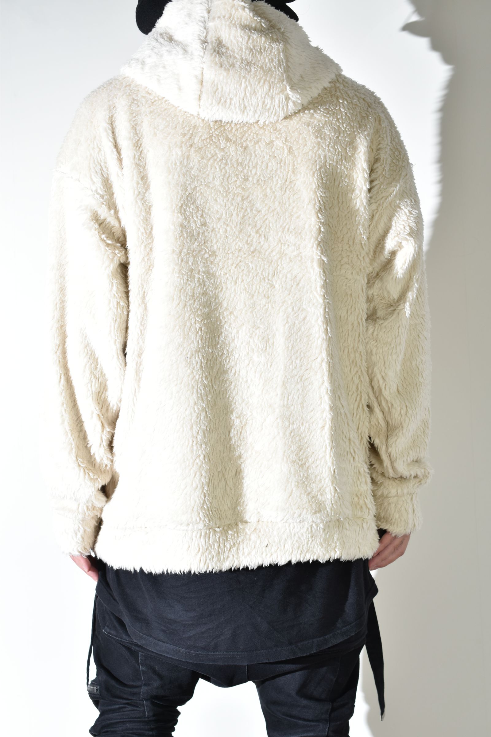 Oversized Pullover Hoodie "Ecru" / オーバーサイズプルオーバーフーディ"エクリュ"