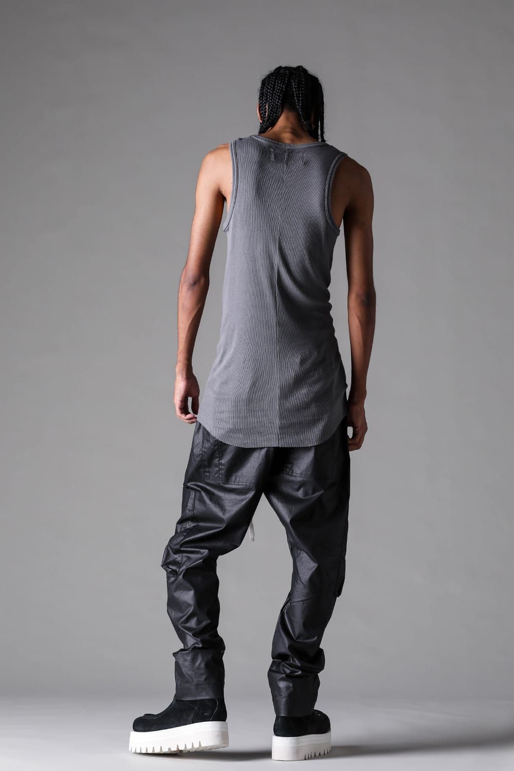 《2027SS先行予約》Regular Rib Tank Top"Grey" / レギュラーリブタンクトップ "グレー"