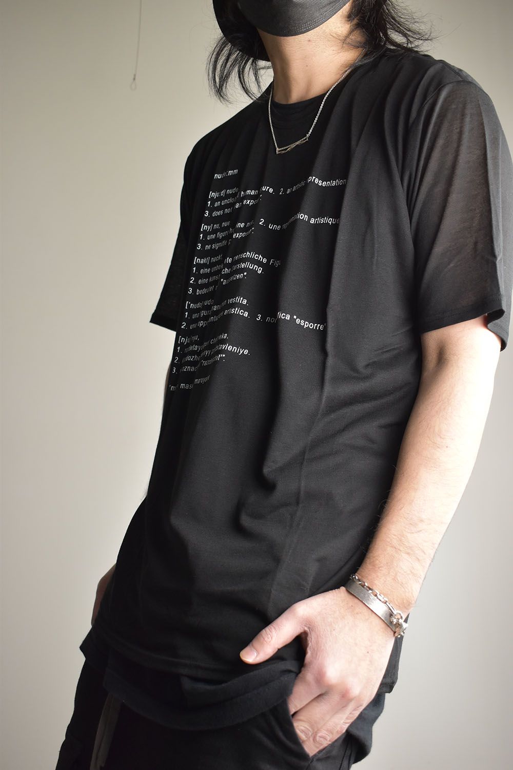 Over Sized Print Short Sleeve Tee"Black"/オーバーサイズドプリントショートスリーブTee"ブラック"