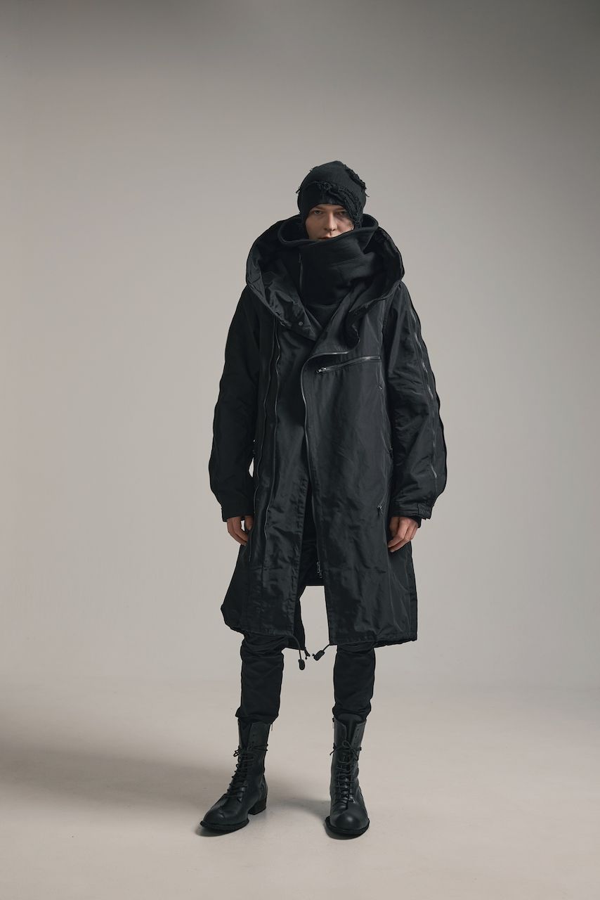 Multi Zip Military Parka Coat"Black" / マルチジップミリタリーパーカーコート"ブラック"