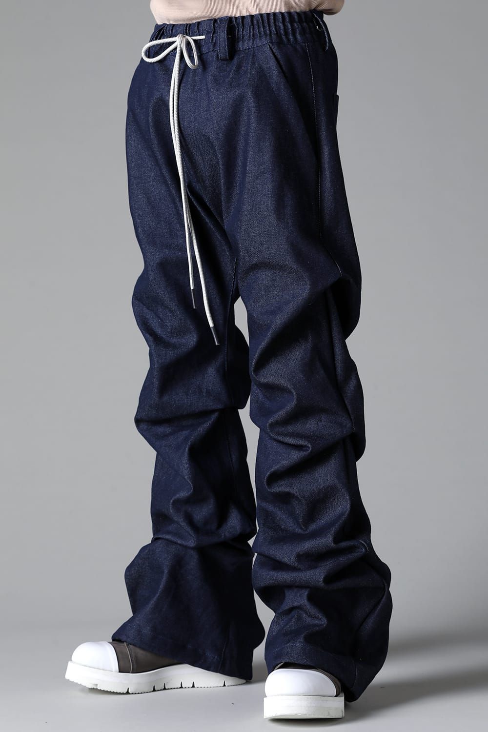 《2025AW先行予約》Boots Cut Tuck Pants"Black / Navy" /ブーツカットタックパンツ"ブラック/ネイビー"