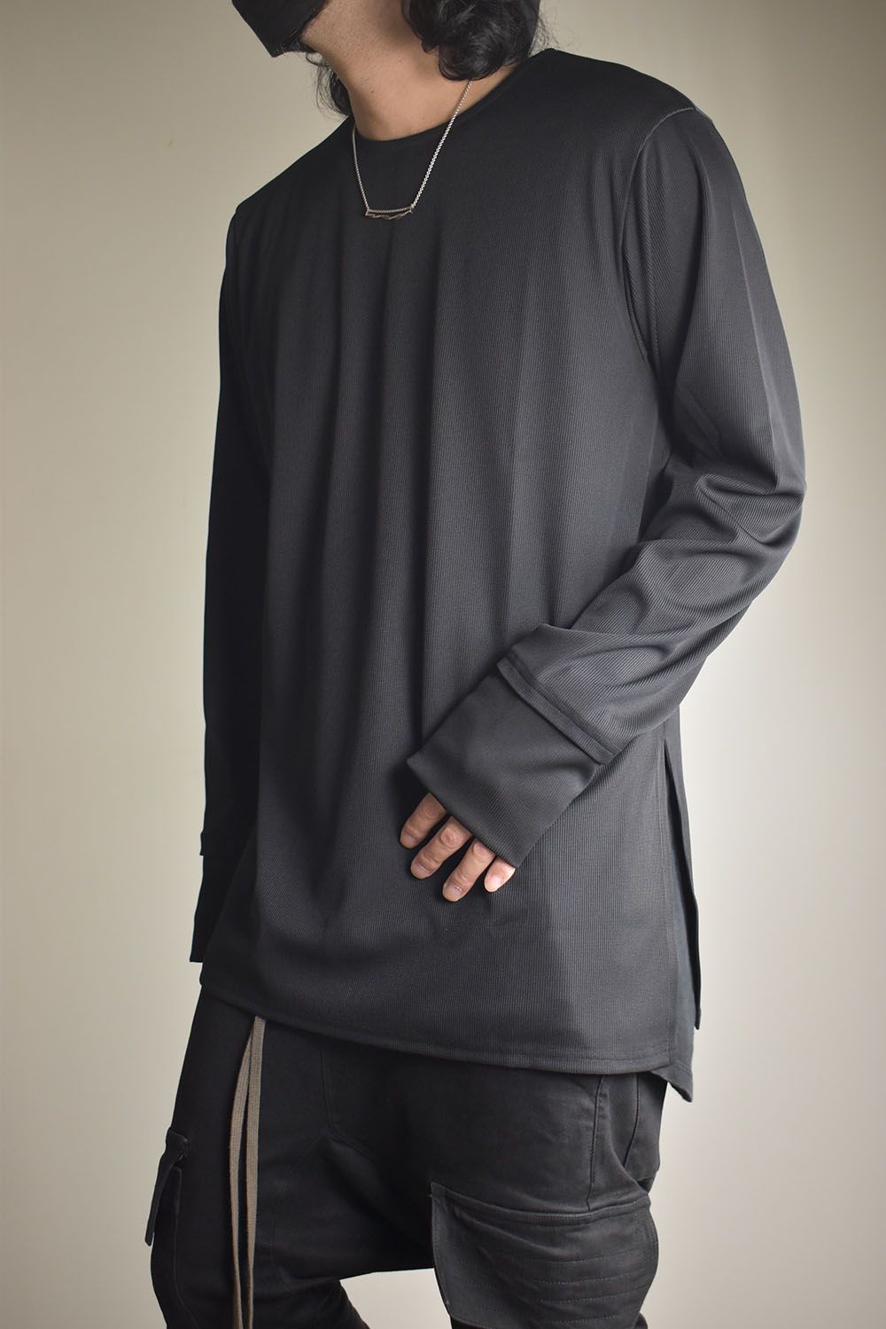 Base Layer Crew Neck "Black" / ベースレイヤークルーネック"ブラック"