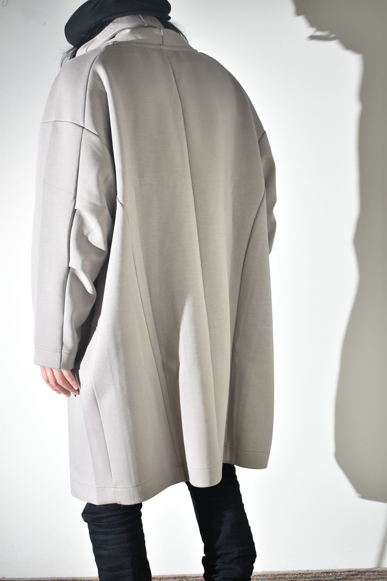 Rap Jersey Coat "Greige" / ラップジャージーコート"グレージュ"