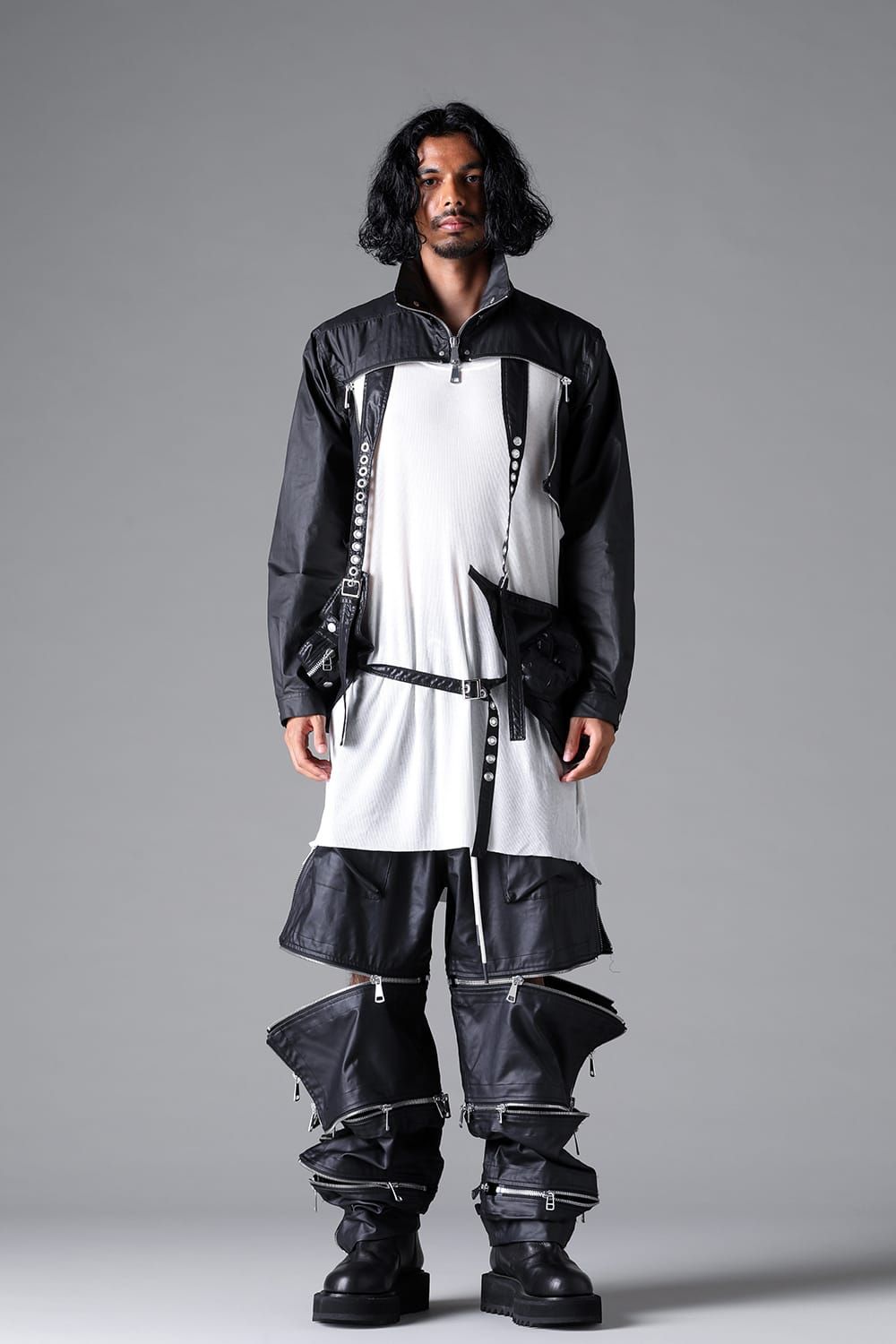 《2026SS先行予約》Coating Zip Blouson"Black" / コーティングジップブルゾン"ブラック"