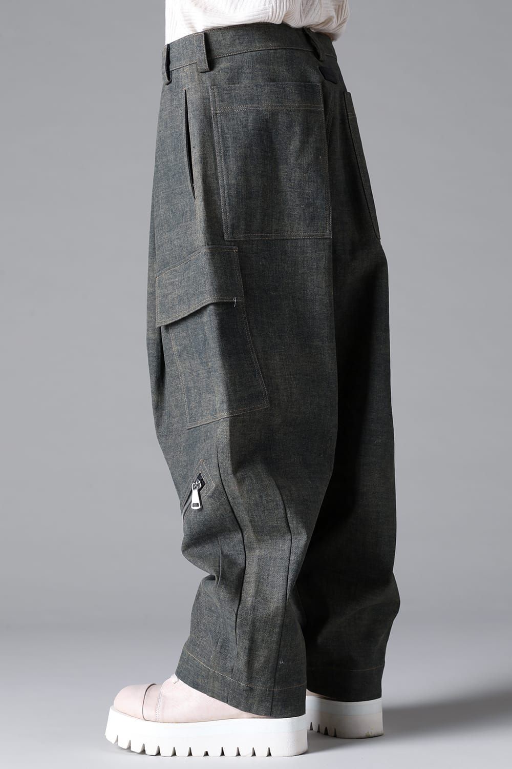 《2026SS先行予約》Blended Shades Denim Pants"D.verdigris/L.verdigris/Steel Blue"/ブレンデッドシェイドデニムパンツ" / ダークベルディグリ/ライトベルディグリ/スティールブルー"