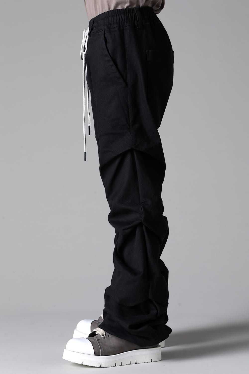 《2025AW先行予約》Boots Cut Tuck Pants"Black" / ブーツカットタックパンツ"ブラック"