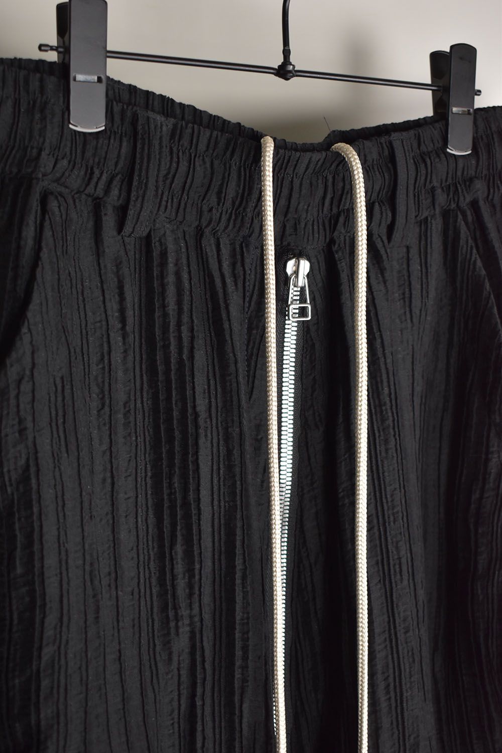 Sheer Yoryu Tuck Shorts"Black" / シアータックショーツ"ブラック"