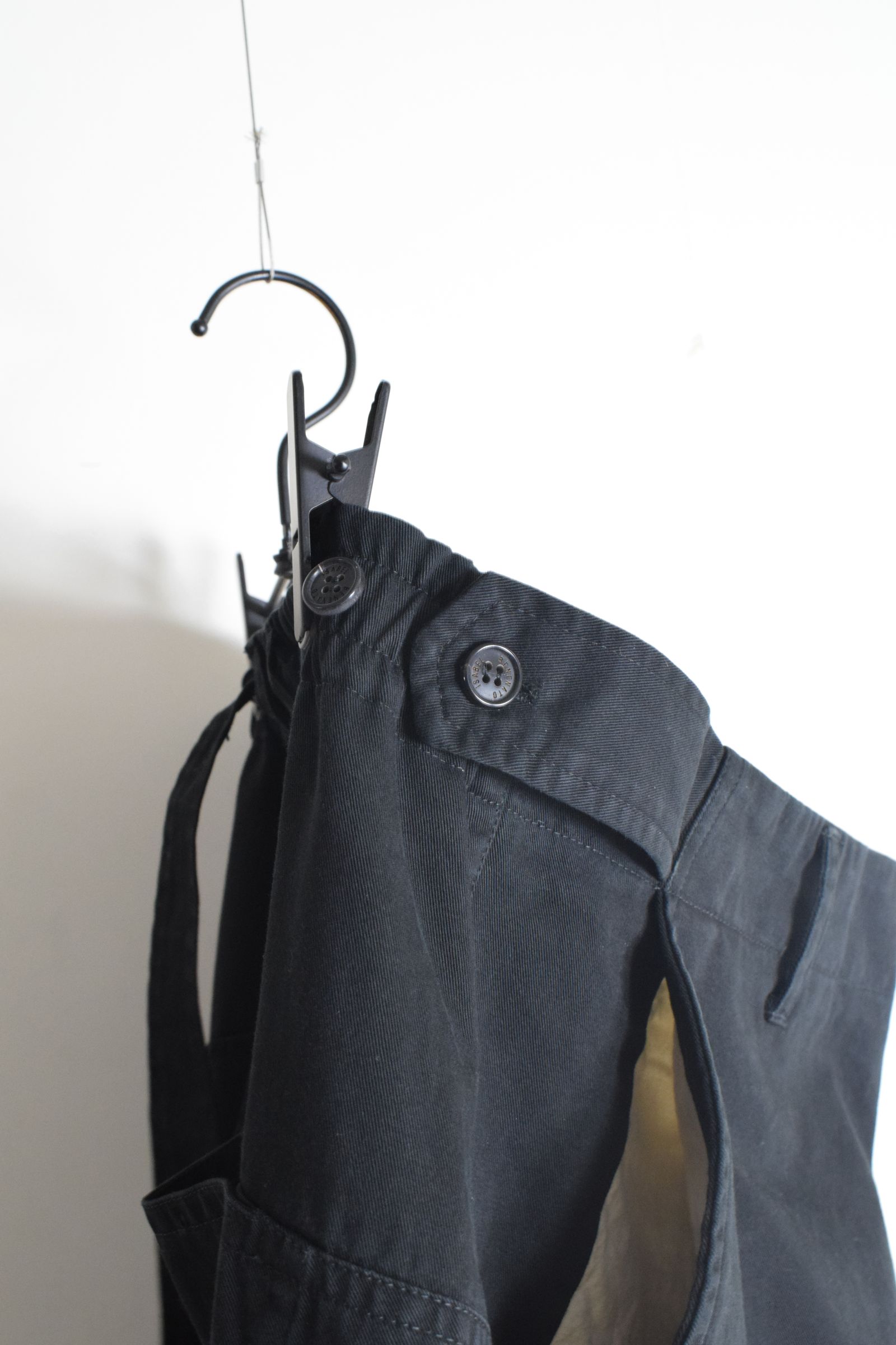 Cargo Flared pants"Black" / カーゴフレアパンツ"ブラック"