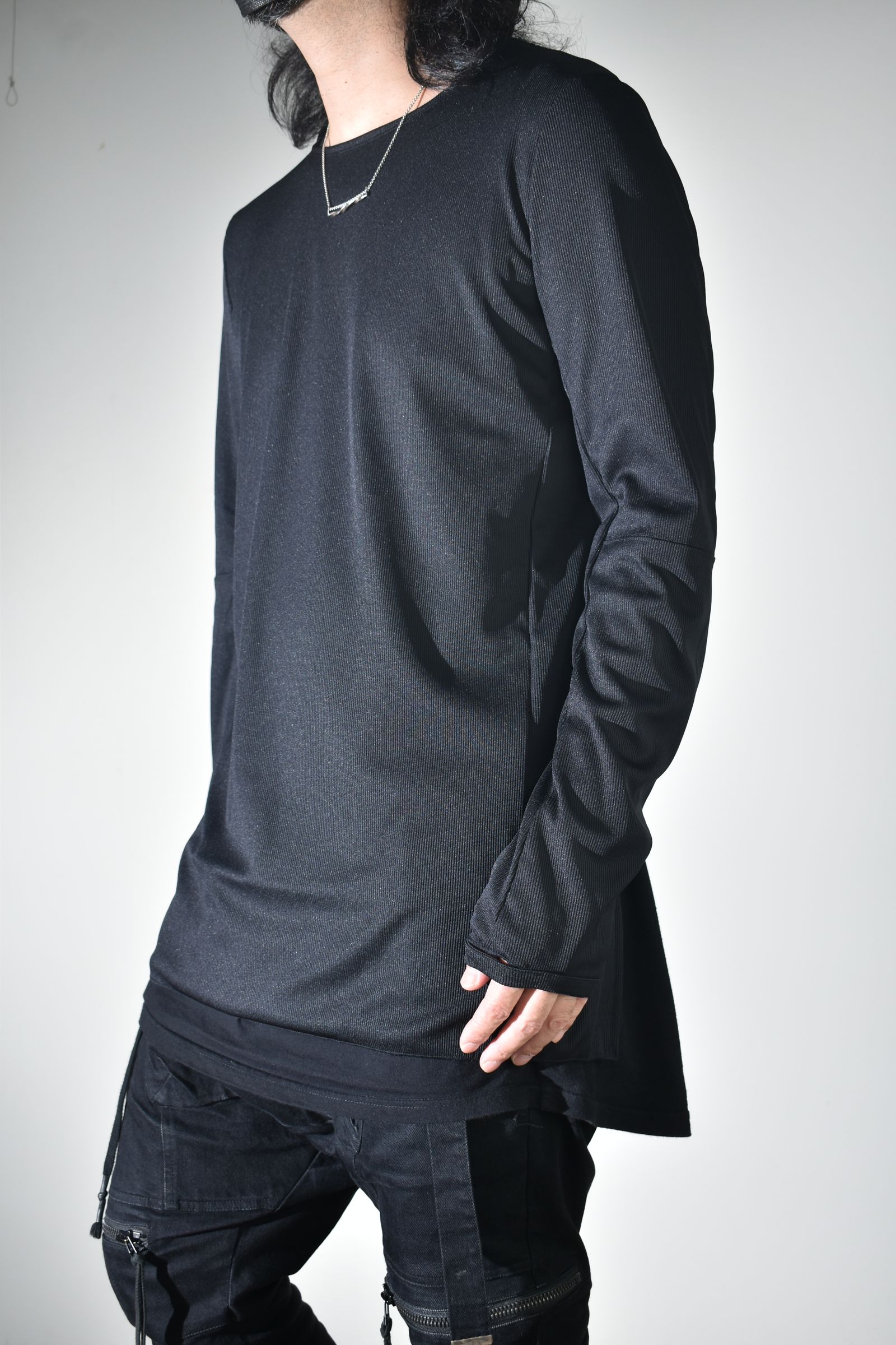 基層 Long Sleeve_01 "Black" / 基層ロングスリーブ"ブラック"