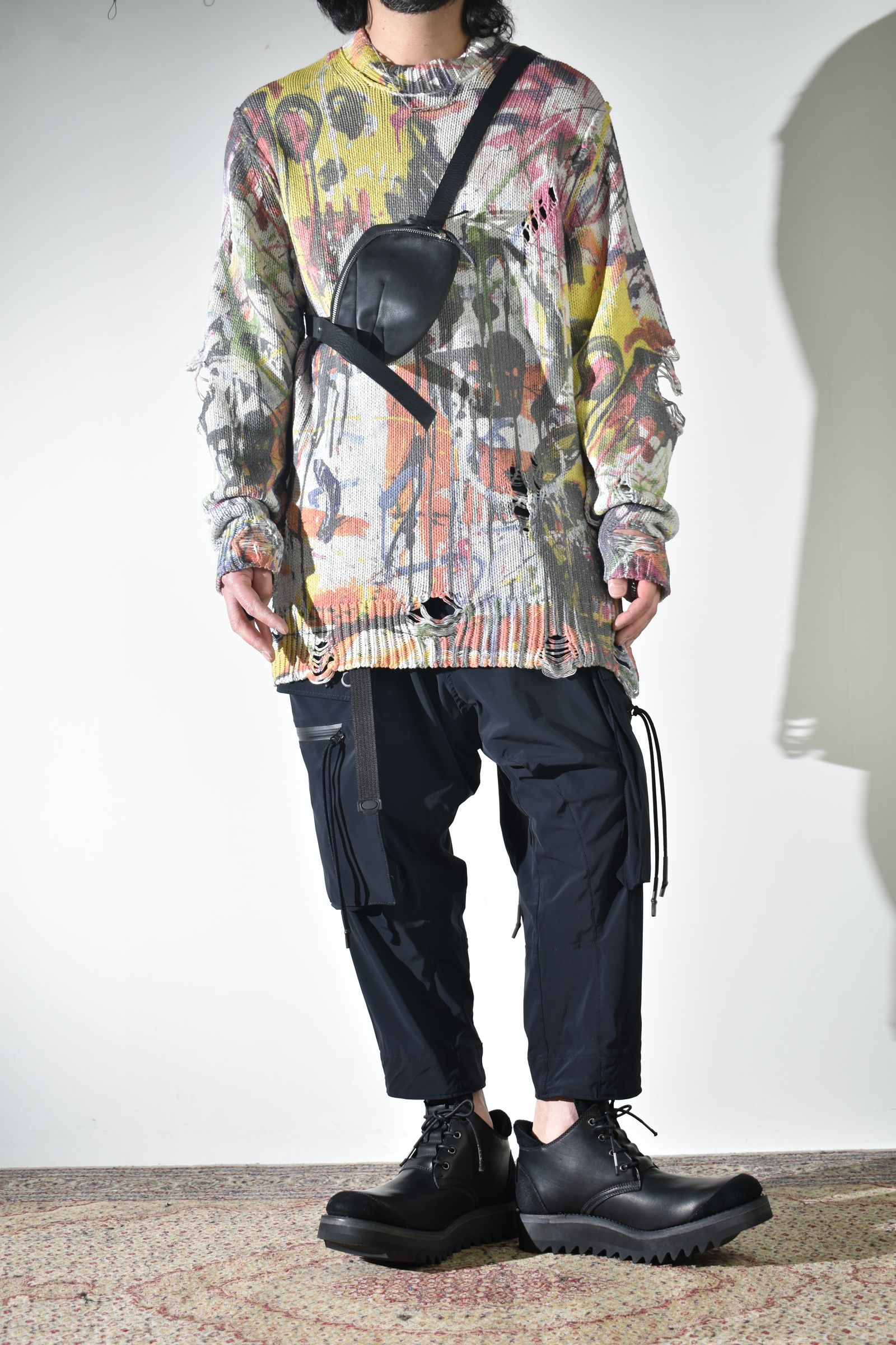 テクニカルなカーゴパンツ