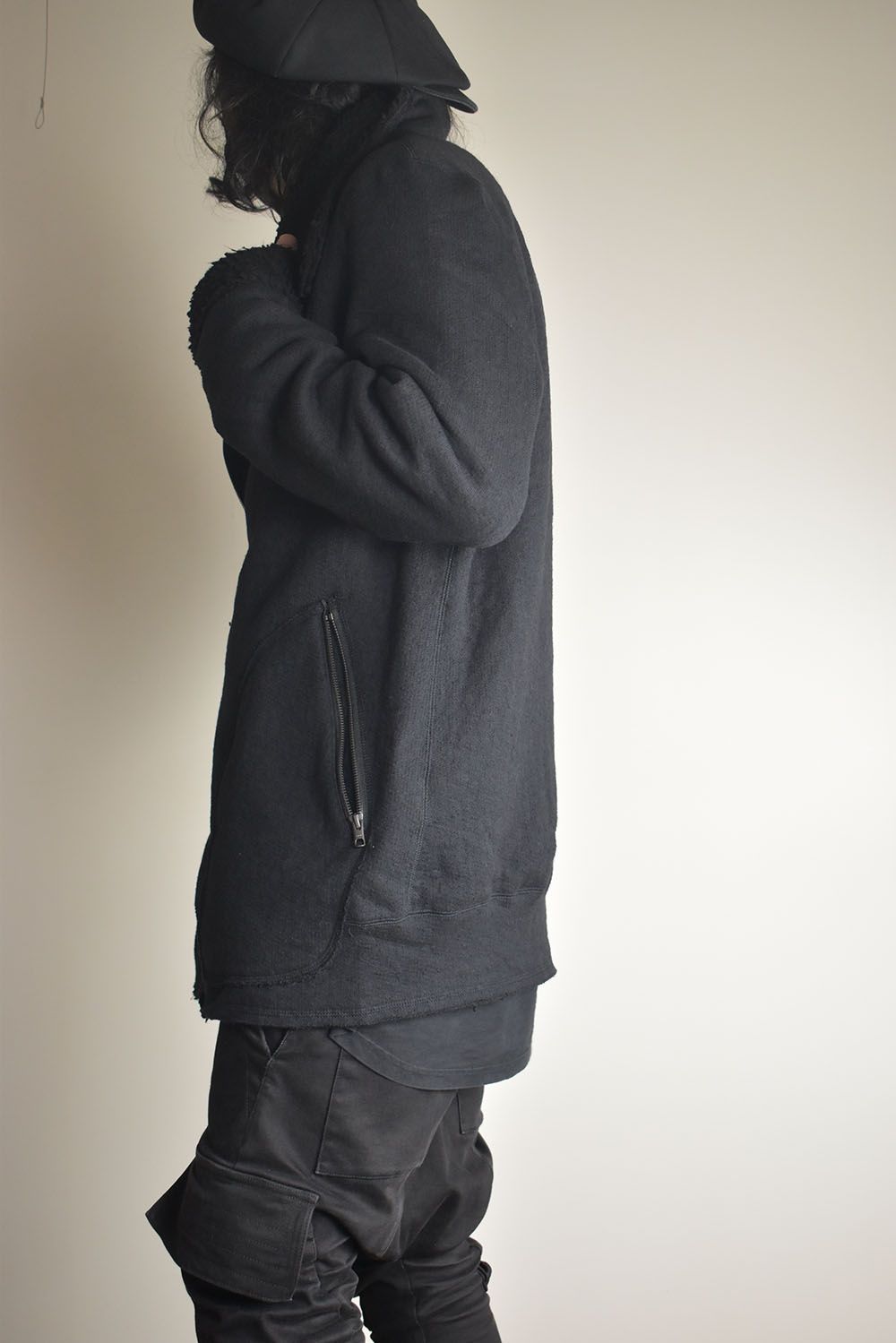 Dread Boa Zip Up Jacket"Black" / ドレッドボアジップアップジャケット"ブラック"