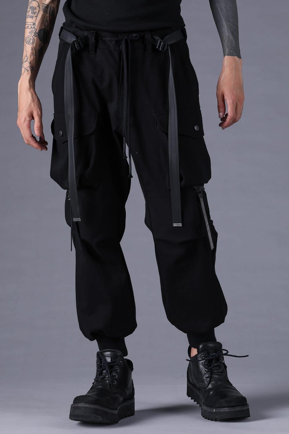《2027SS先行予約分》Dry Jersey Cargo Jog Pants"Black" / ドライジャージーカーゴジョグパンツ"ブラック"