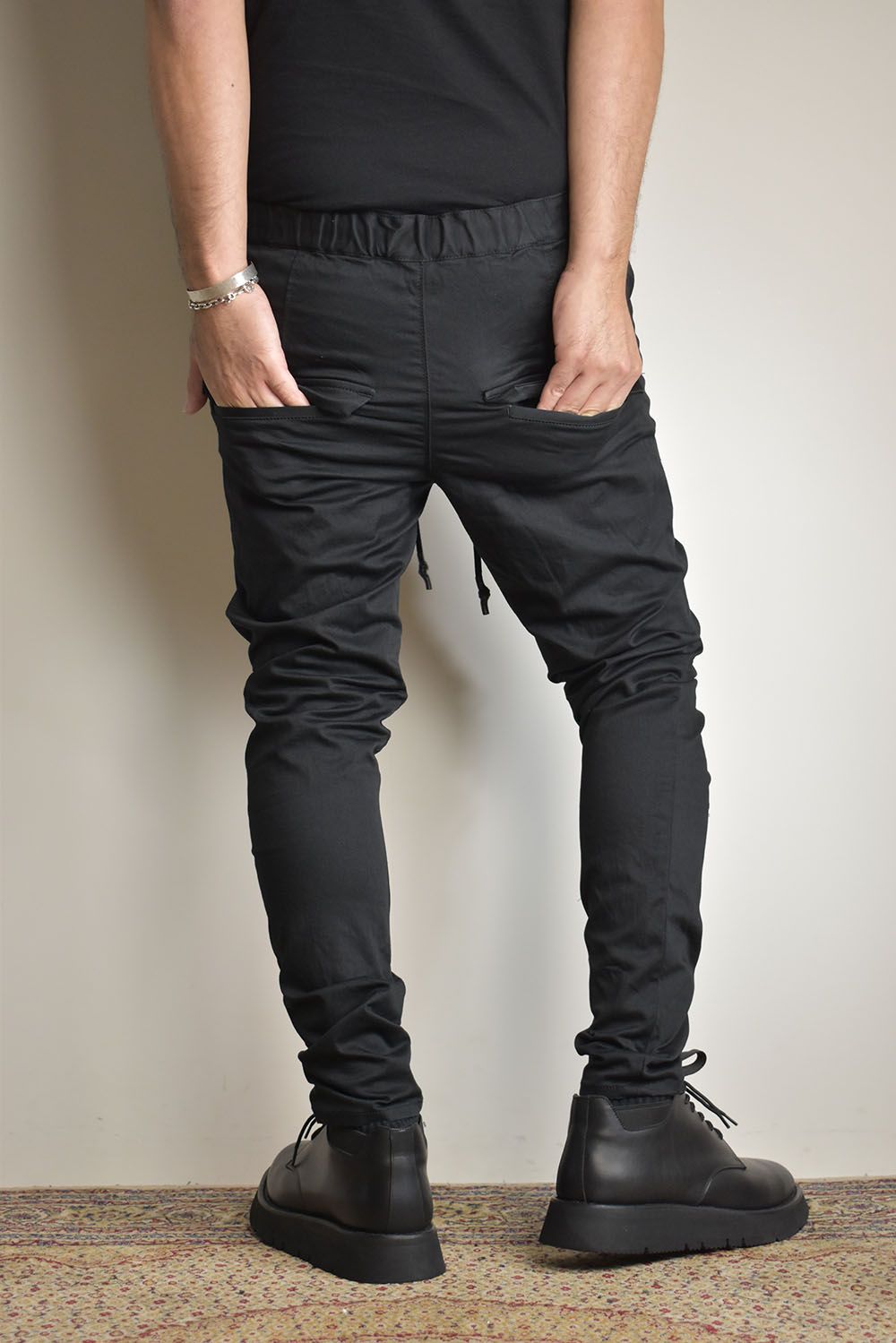 Slim Easy Pants"Black"/スリムイージーパンツ"ブラック"