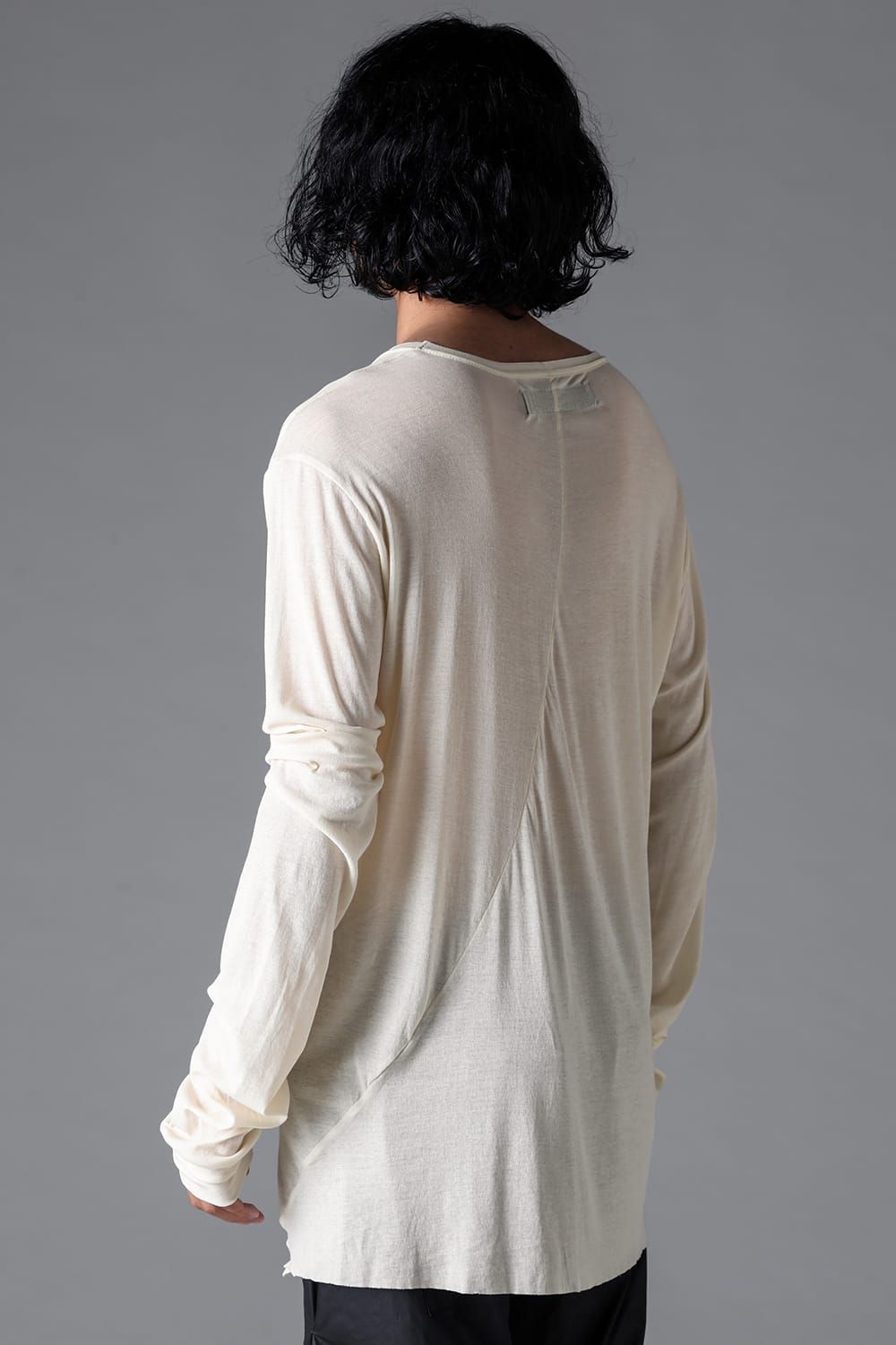 《2026SS先行予約》Gauze Jersey Long Sleeve"Black / Cream /White /Stone /Brown" / ガーゼジャージーロングスリーブ"ブラック/クリーム/ホワイト/ストーン/ブラウン"