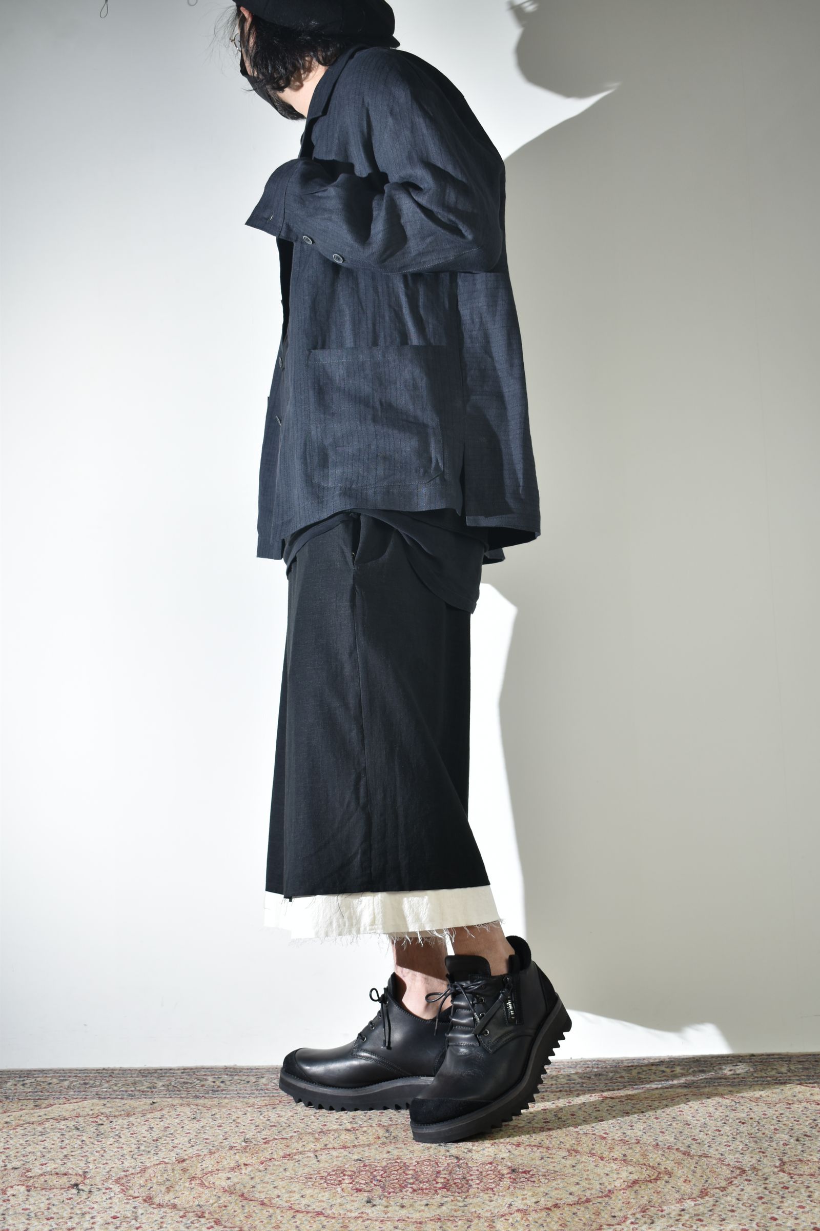 ラフな着方もあり