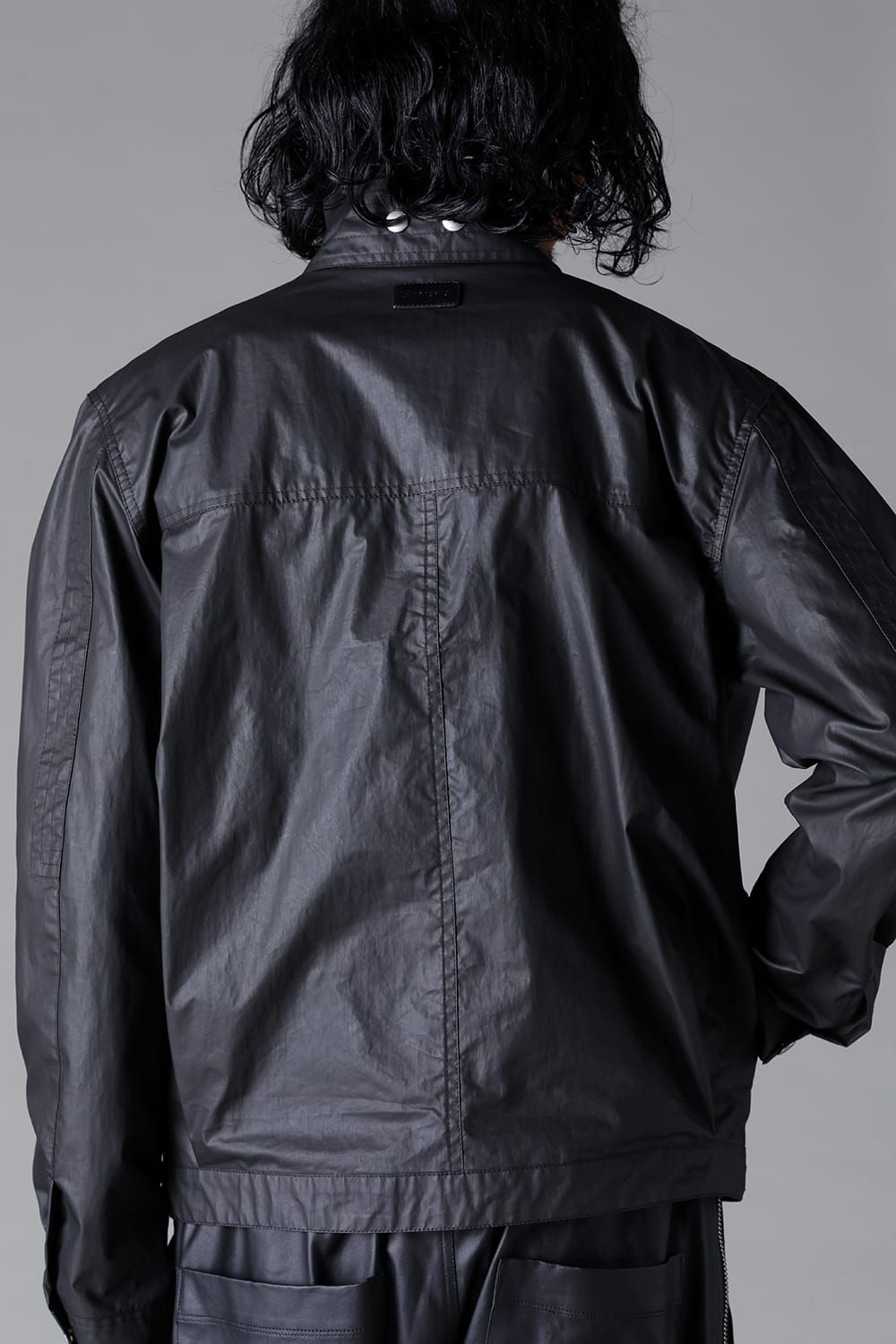 《2026SS先行予約》Coating Zip Blouson"Black" / コーティングジップブルゾン"ブラック"