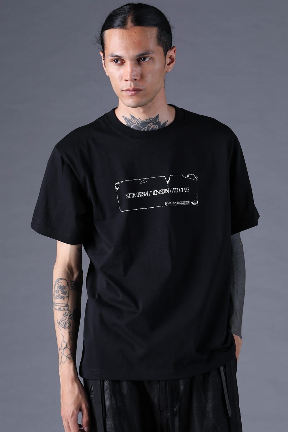 《2027SS先行予約分》Printed T-Shirt -FIRE- "Black" / プリントTee-Fire-"ブラック"