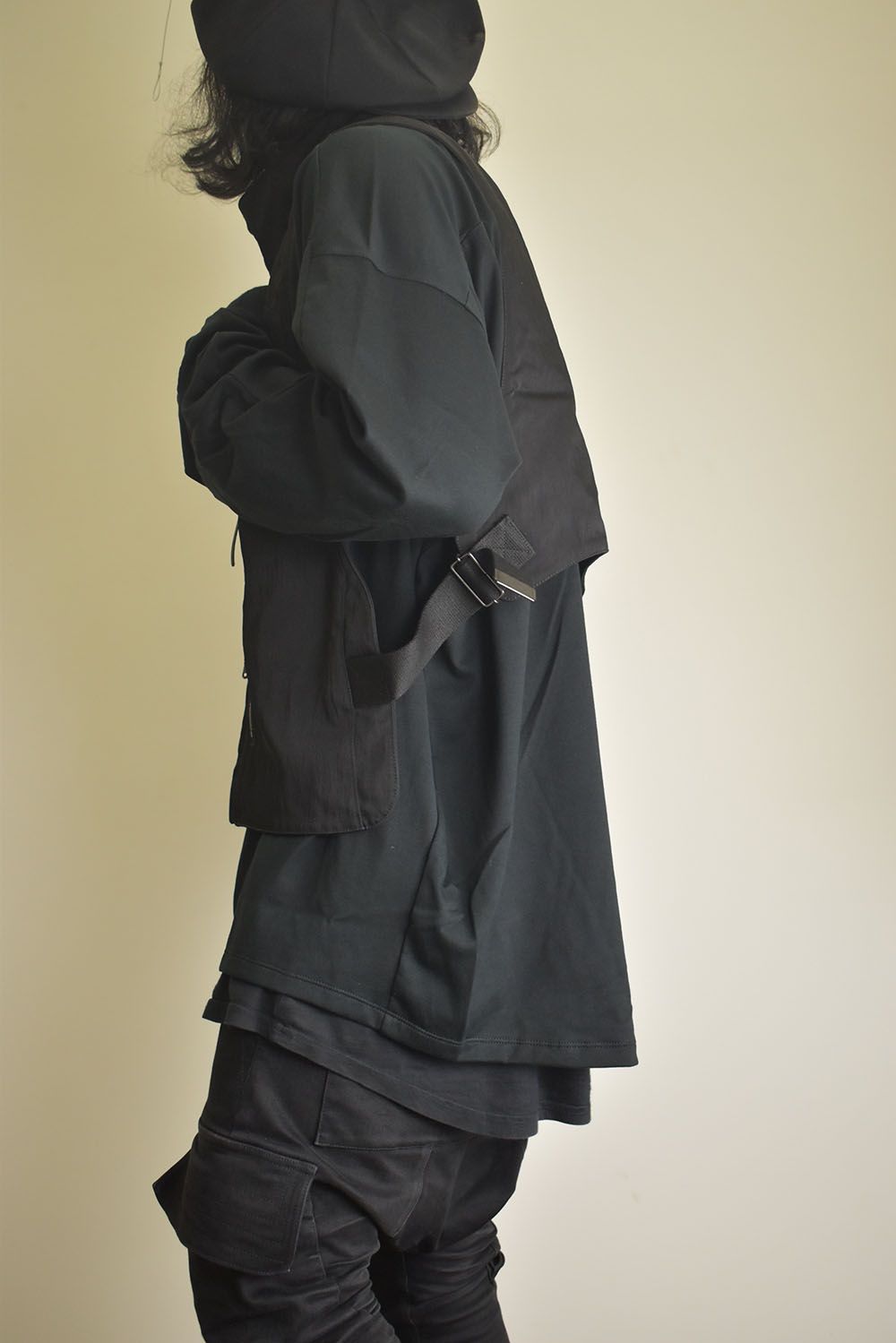 Nylon Wool Twill Tactical Vest"Black" / ナイロンウールツイルタクティカルベスト"ブラック"
