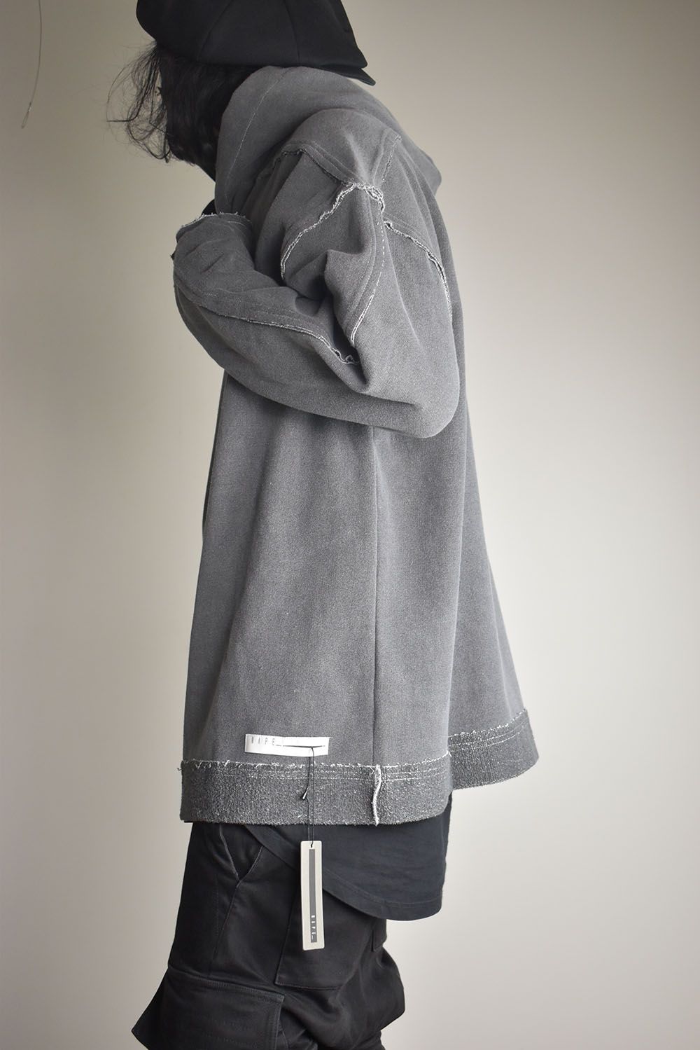 Painter Sweat Pullover Hoodie"Grey" / ピグメントスウェットプルオーバーフーディ"グレー"