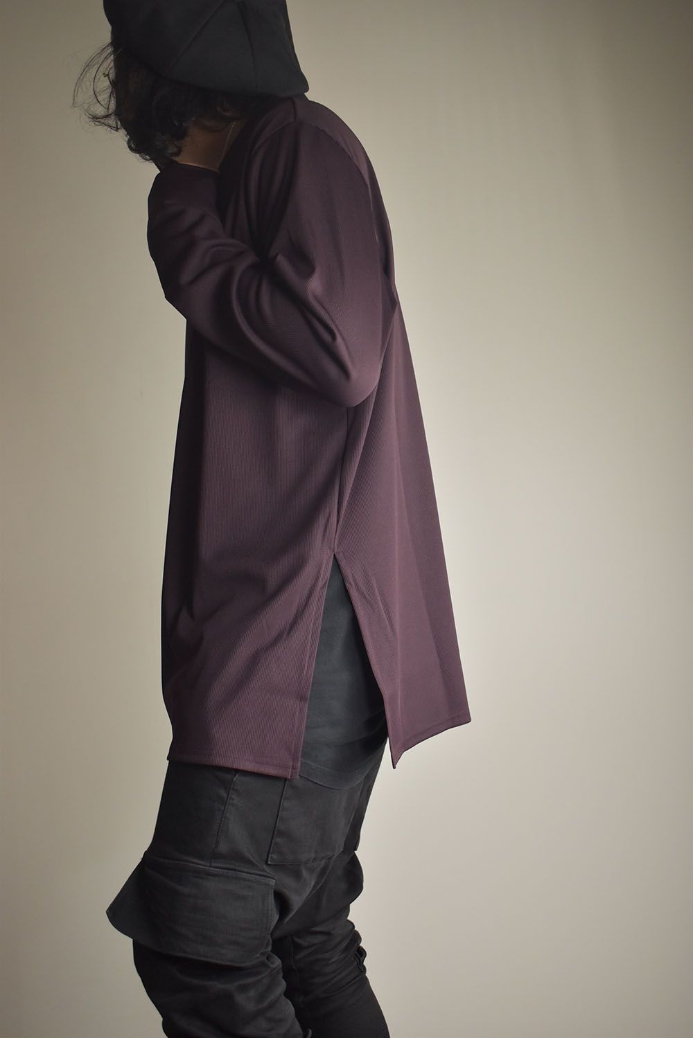 Base Layer Crew Neck "Bordeaux" / ベースレイヤークルーネック"ボルドー"