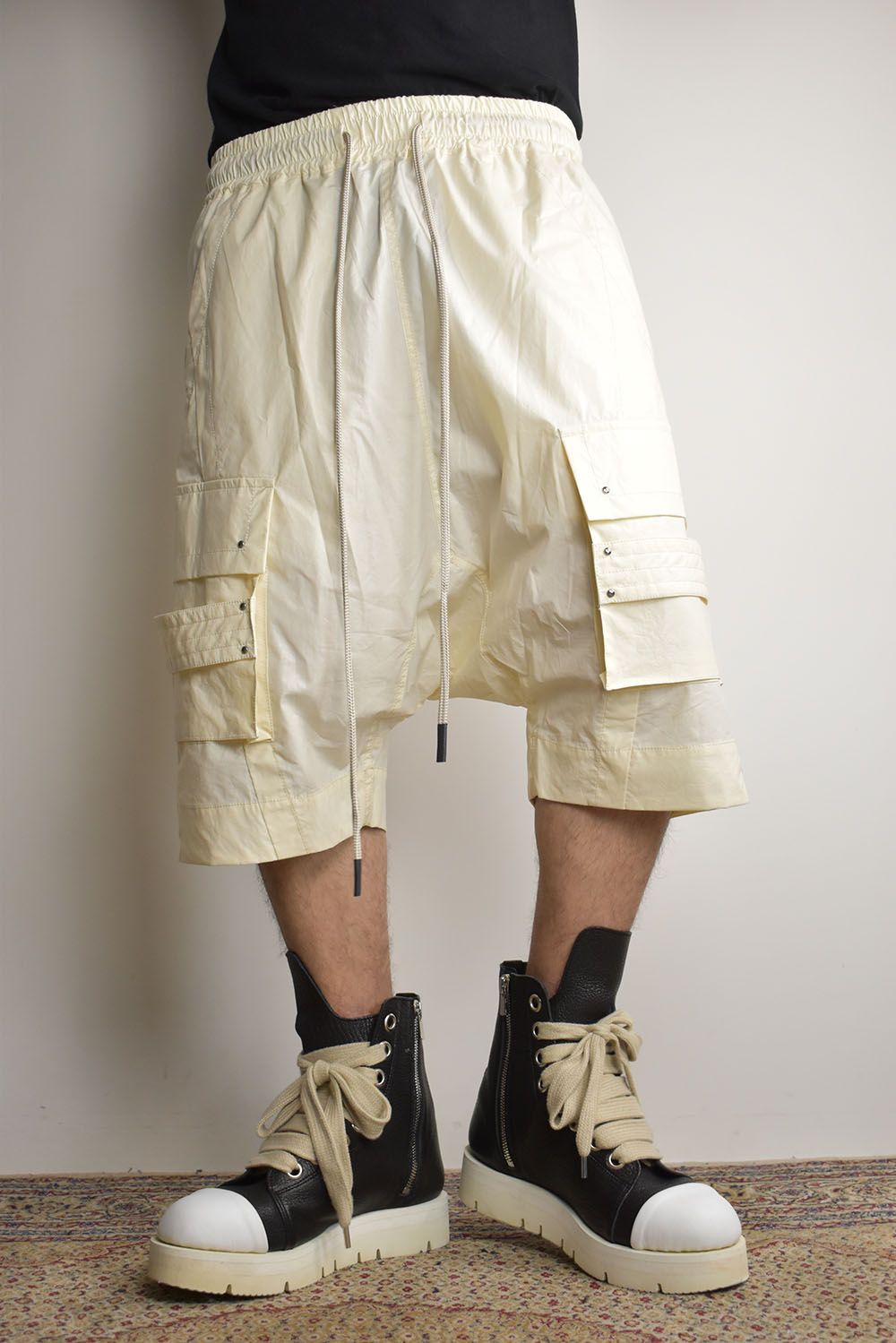 A.F ARTEFACT - 《2025SS先行予約》Coating Sarrouel Cargo  Shorts