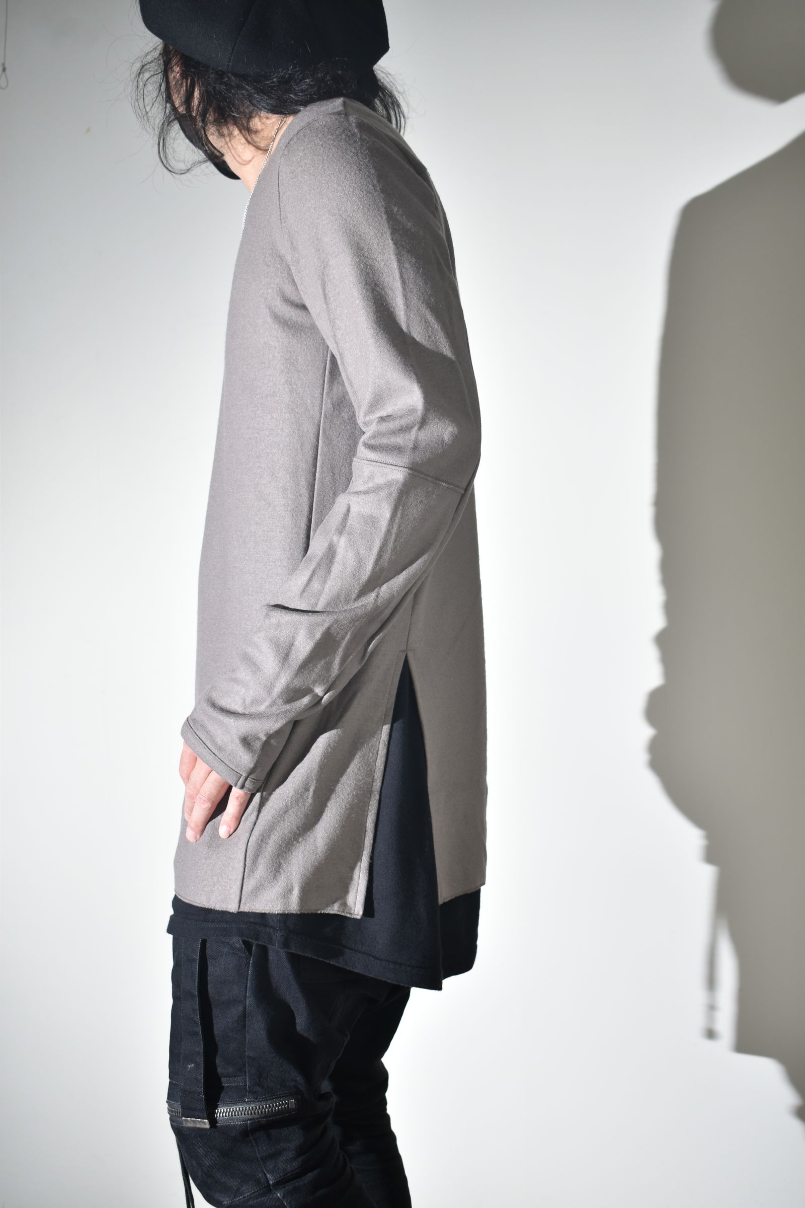 基層 Long Sleeve_01 "Greige" / 基層ロングスリーブ"グレージュ"