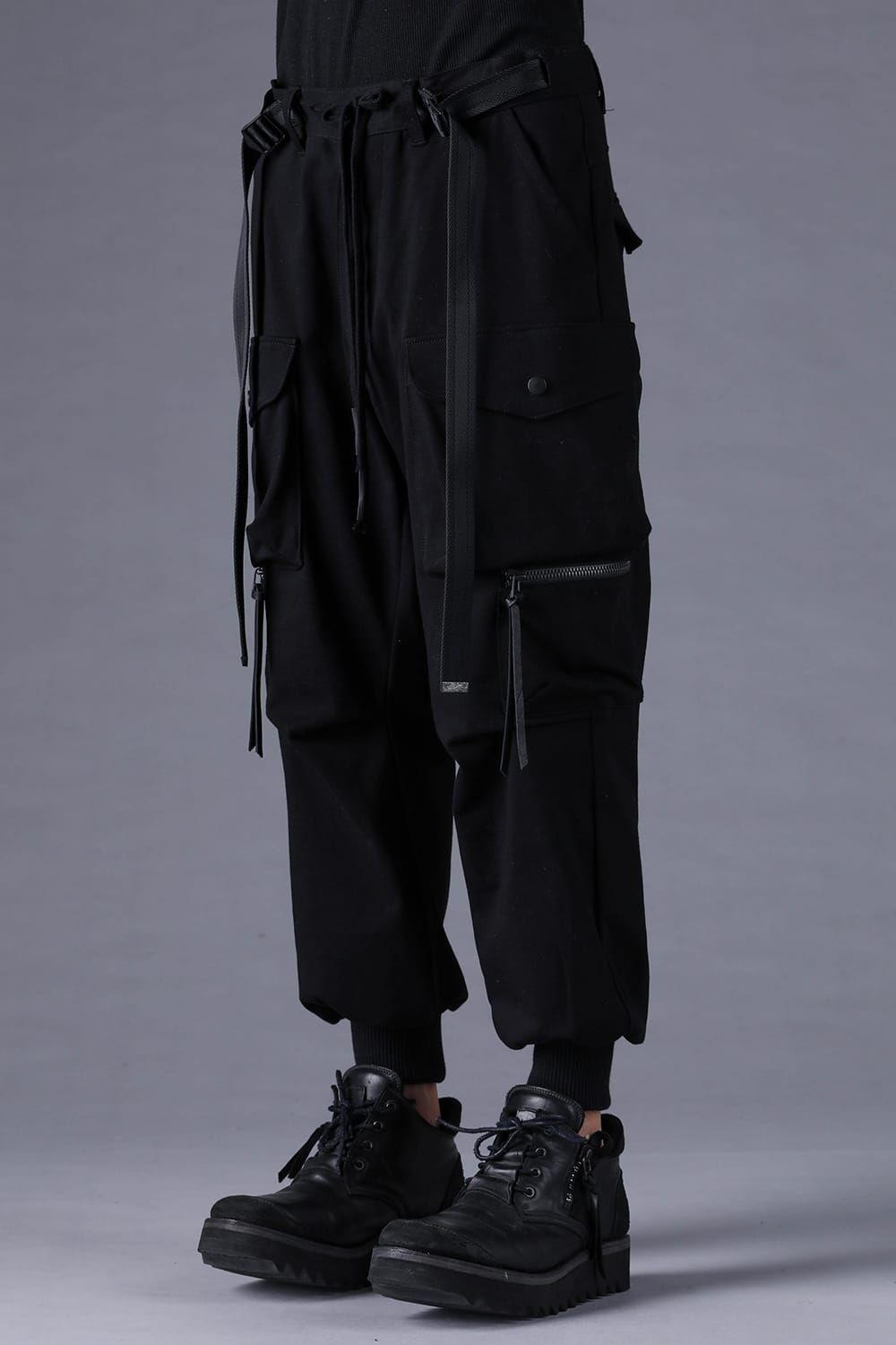 《2027SS先行予約分》Dry Jersey Cargo Jog Pants"Black" / ドライジャージーカーゴジョグパンツ"ブラック"