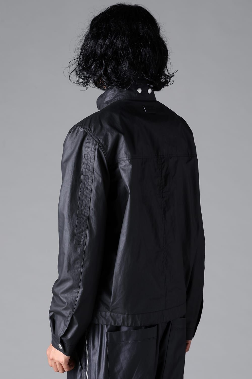 《2026SS先行予約》Coating Zip Blouson"Black" / コーティングジップブルゾン"ブラック"