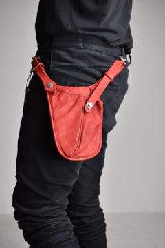 Double Shoulder Waste Bag"Red"/ダブルショルダーウエストバッグ"レッド"