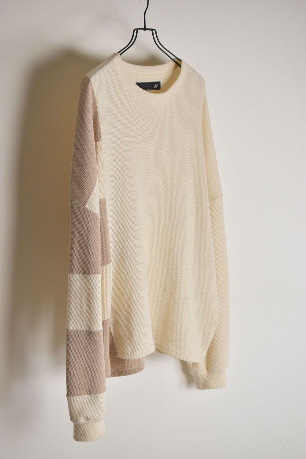 Switching Top"Ivory×Beige"/スウィッチングトップ"アイボリー×ベージュ"