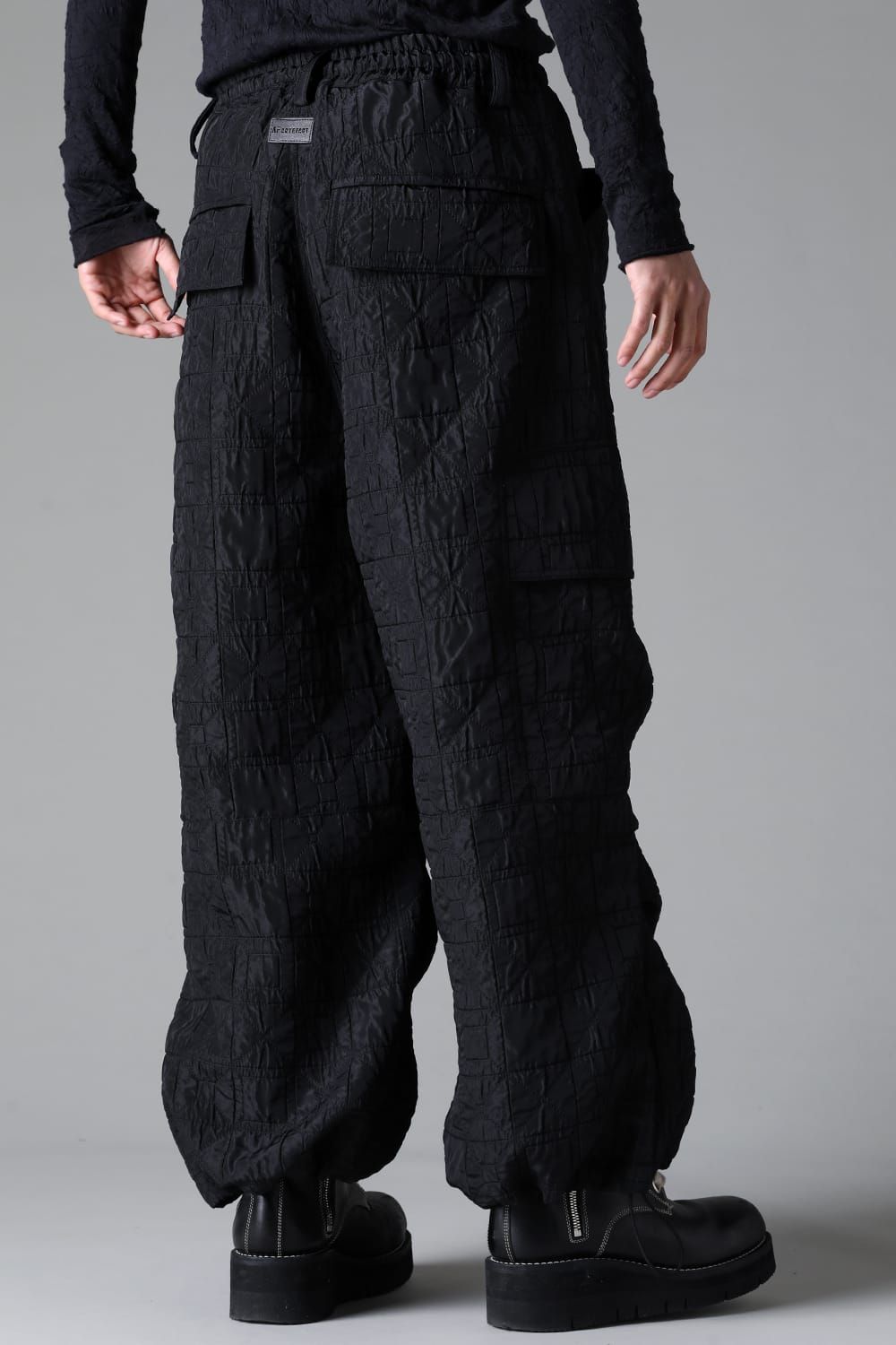 《2025AW先行予約》Geometry Cargo Wide Pants"Black" / ジオメトリーカーゴワイドパンツ"ブラック"