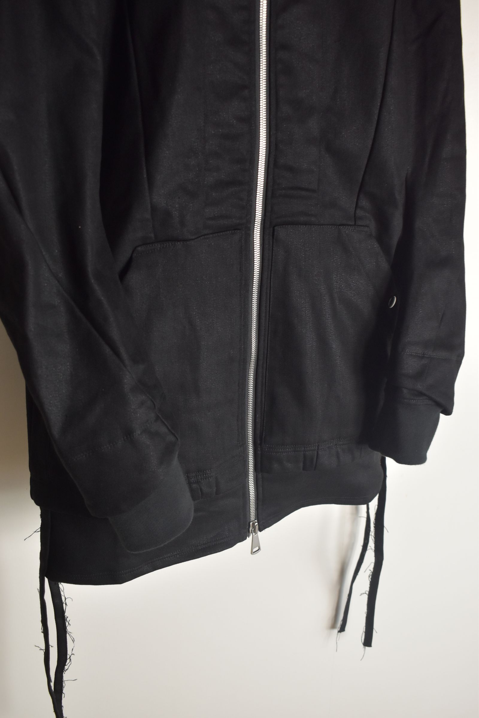 Bonding  Hoodie Denim Blouson"Black" / ボンディングフーデッドデニムブルゾン"ブラック"