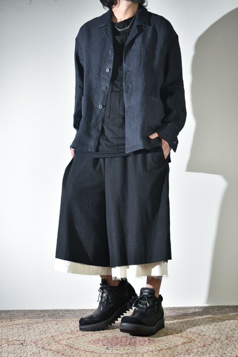 ラフな着方もあり