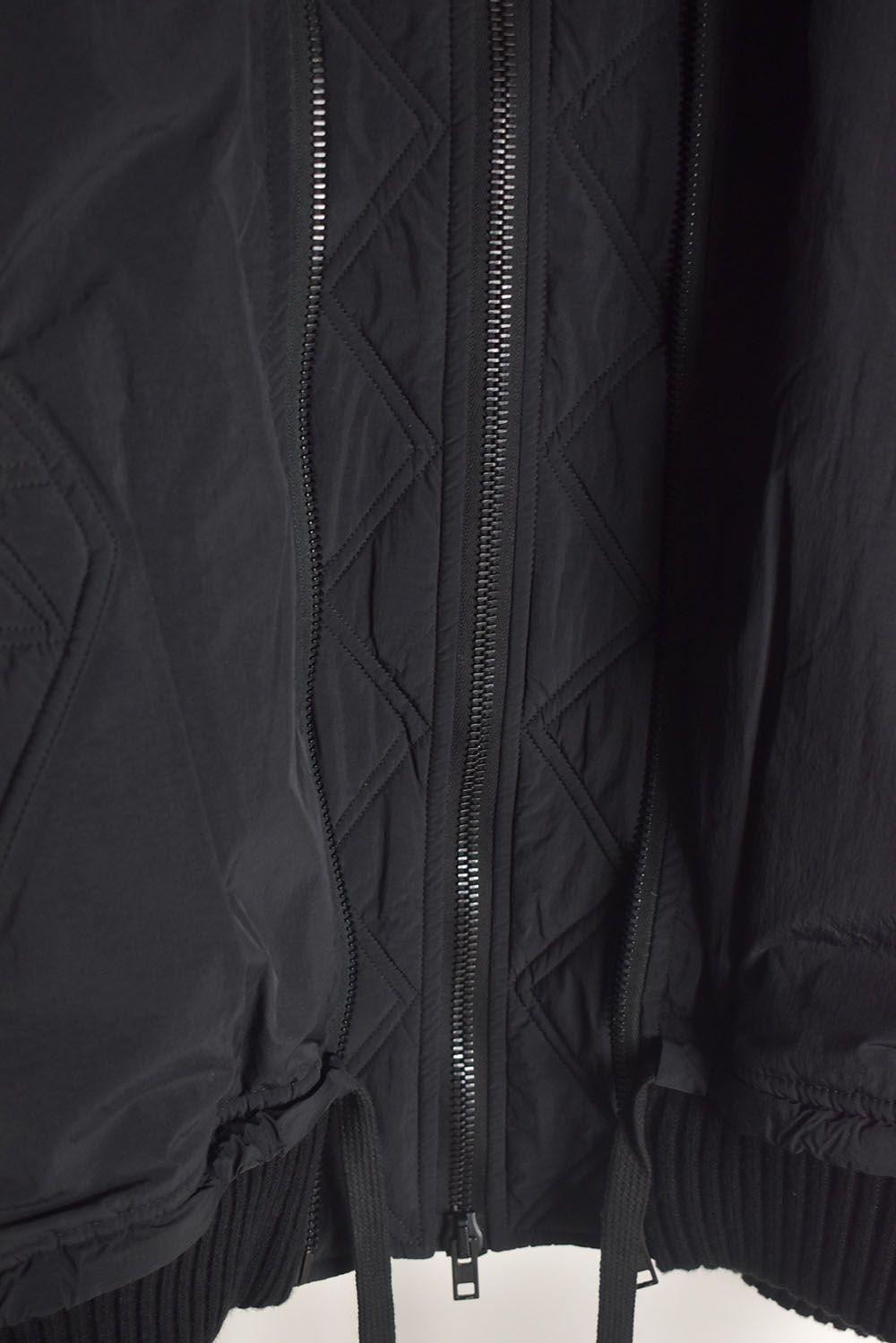 Over Sized Bomber Jacket"Black" / オーバーサイズボンバージャケット"ブラック"