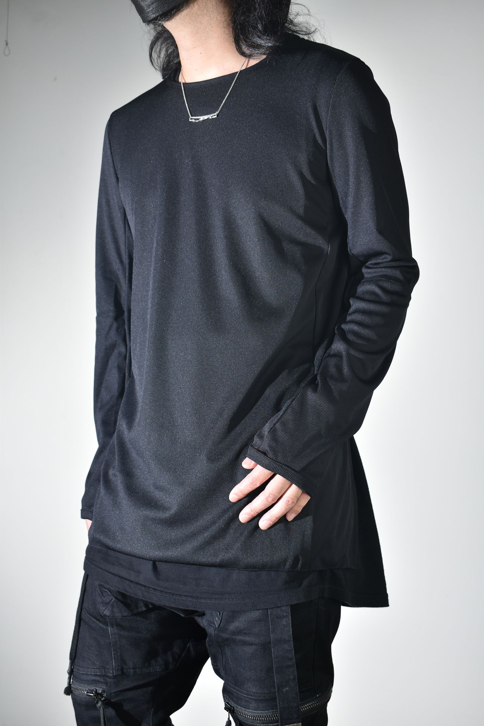 基層 Long Sleeve_01 "Black" / 基層ロングスリーブ"ブラック"