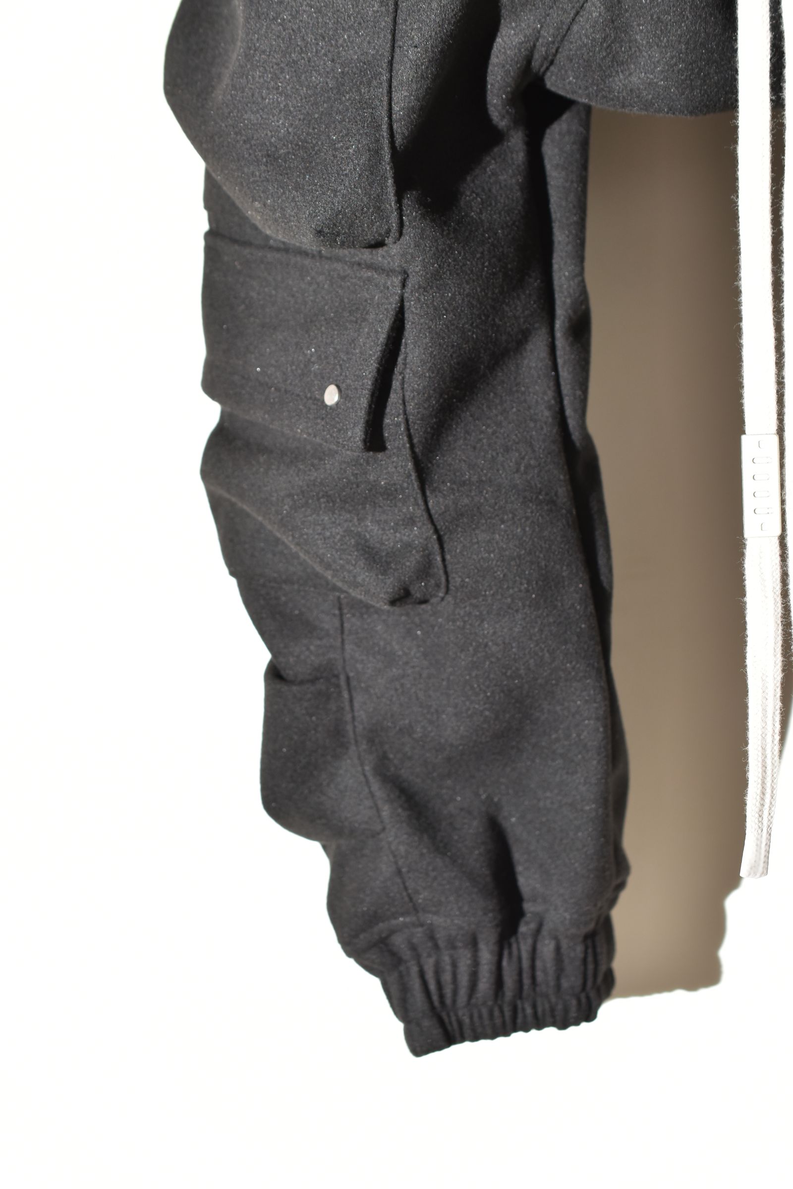 Knit Jersey Military Sarrouel Easy Pants"Black" / ニットジャージーミリタリーサルエルイージーパンツ"ブラック"