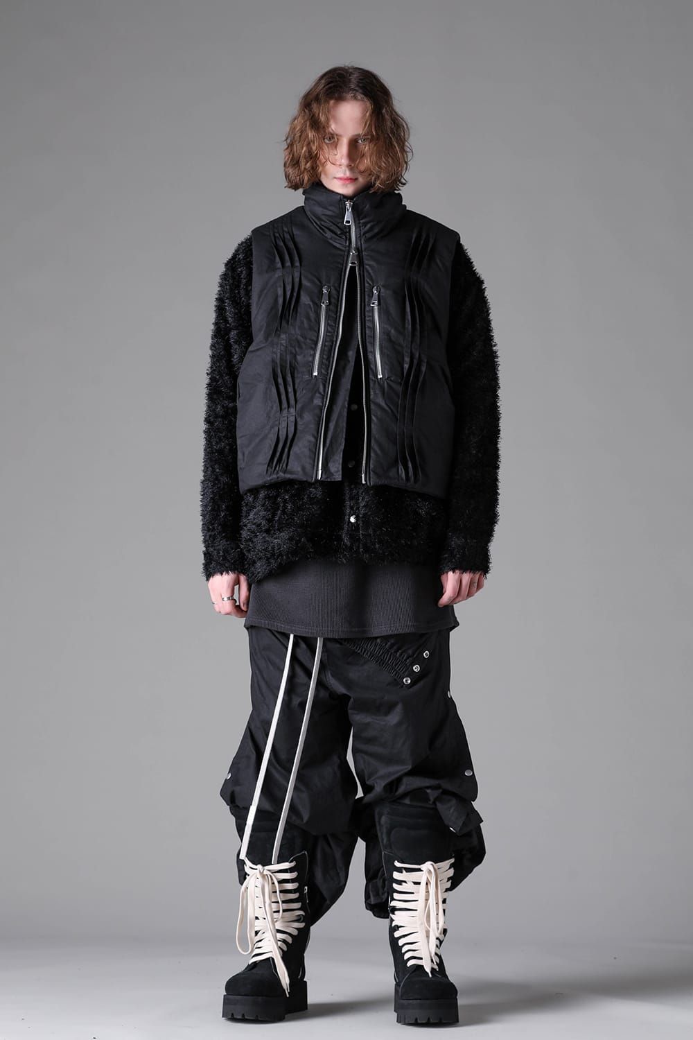 《2026AW先行予約》Layerd Baggy Pants"Black" / レイヤードバギーパンツ"ブラック"