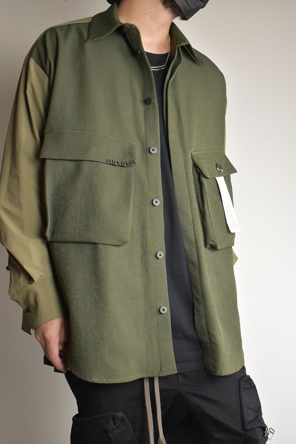 Shirts Jacket"Moss Green"/シャツジャケット"モスグリーン"