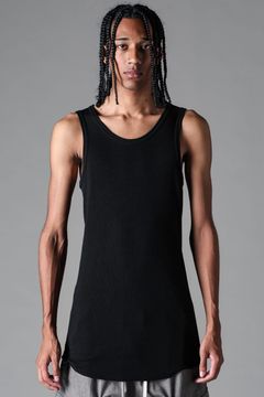 《2027SS先行予約》Regular Rib Tank Top"Black" / レギュラーリブタンクトップ "ブラック"