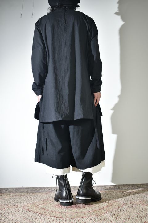 レイヤードで魅せるkujakuのハーフパンツ