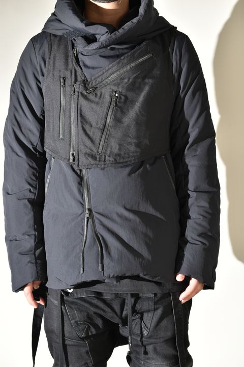 Multi Zip Down Parka Jacket (with Vest)"Black" / マルチジップダウンパーカージャケット(ベスト付き)"ブラック"