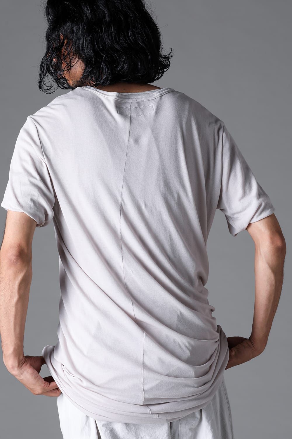 《2026SS先行予約》Twist Layered Tee"Black / Cream /White /Stone /Brown" / ツイストレイヤードTee"ブラック/クリーム/ホワイト/ストーン/ブラウン"