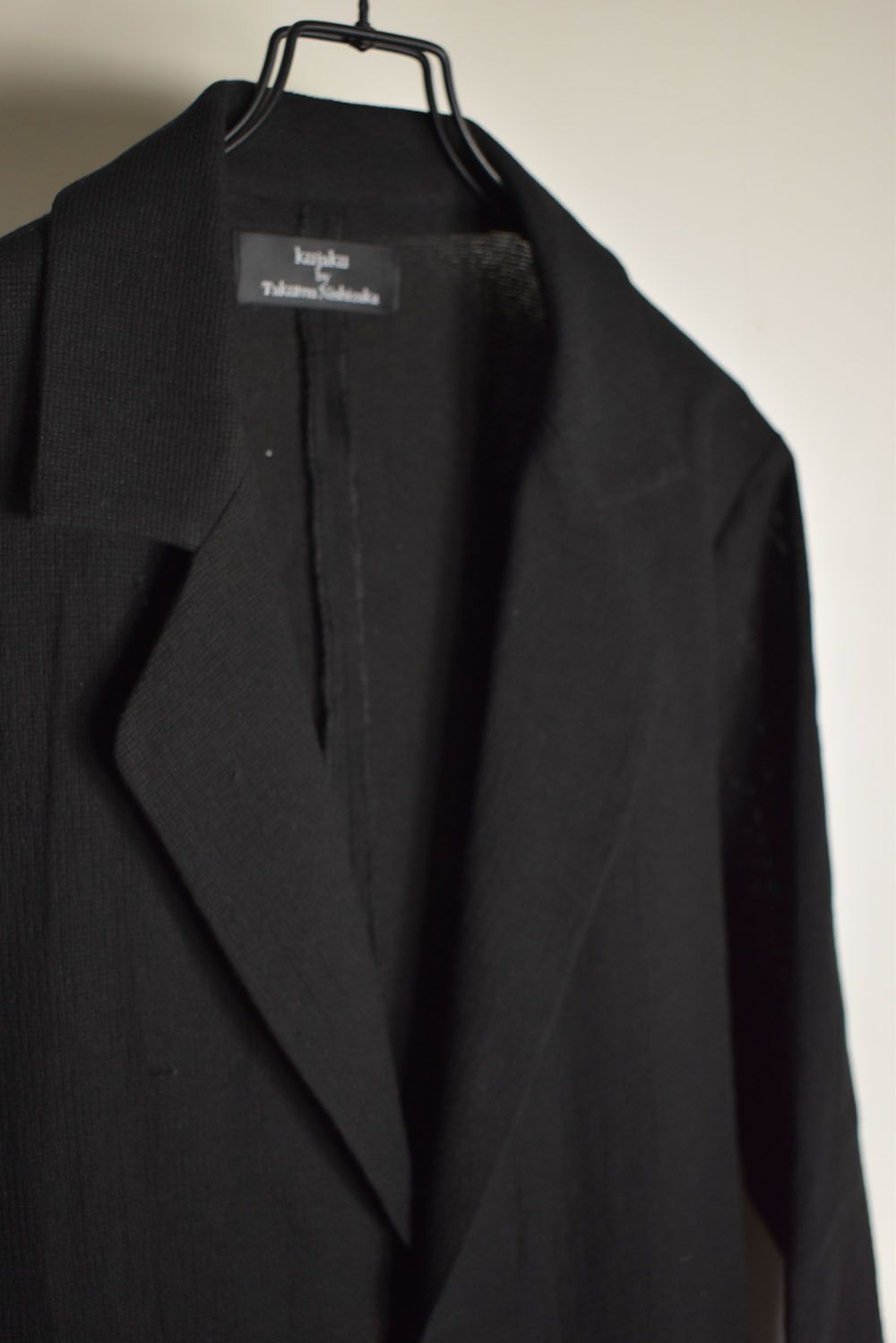 Linen Cotton Jacket"Black" / リネンコットンジャケット"ブラック"