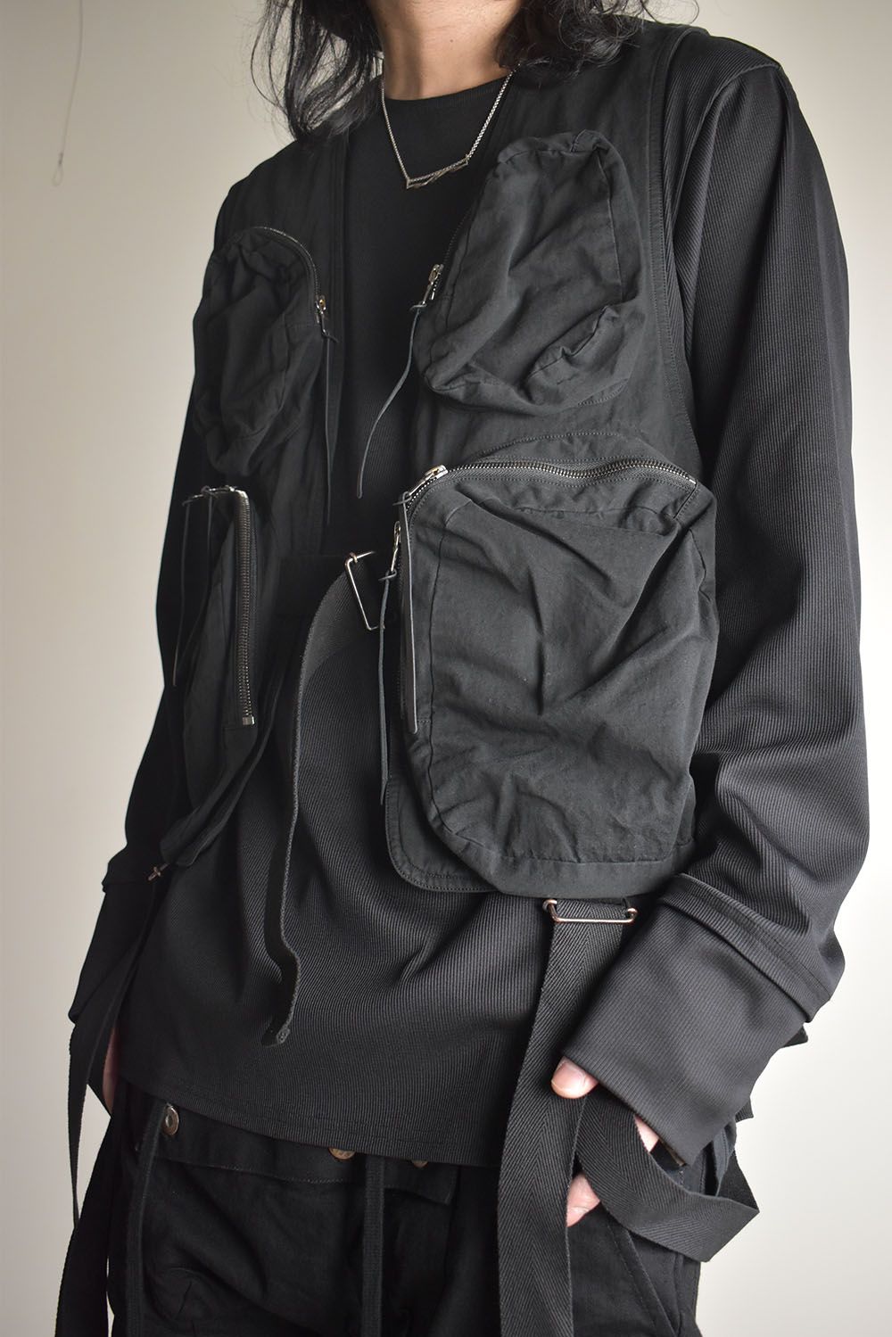 Cotton Twill Tactical Vest "Black" / 綿ツイルタクティカルベスト"ブラック"