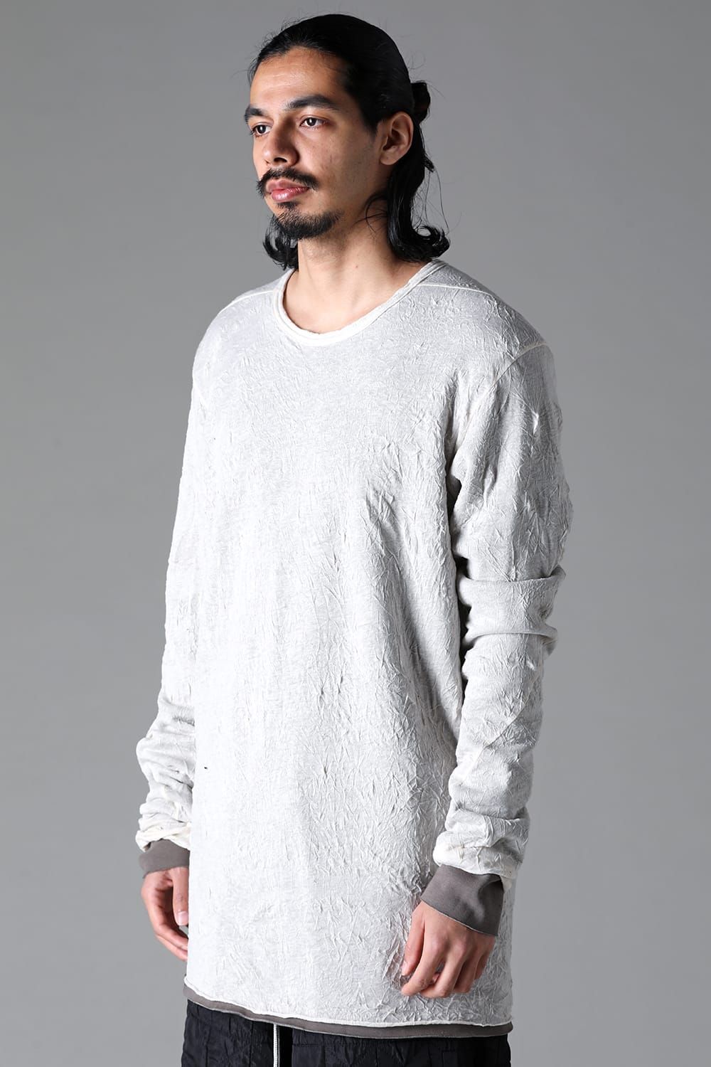 《2025AW先行予約》Bomber Heat Combi Top"Ivory×Grey"/ ボンバーヒートコンビトップ"アイボリー×グレー"