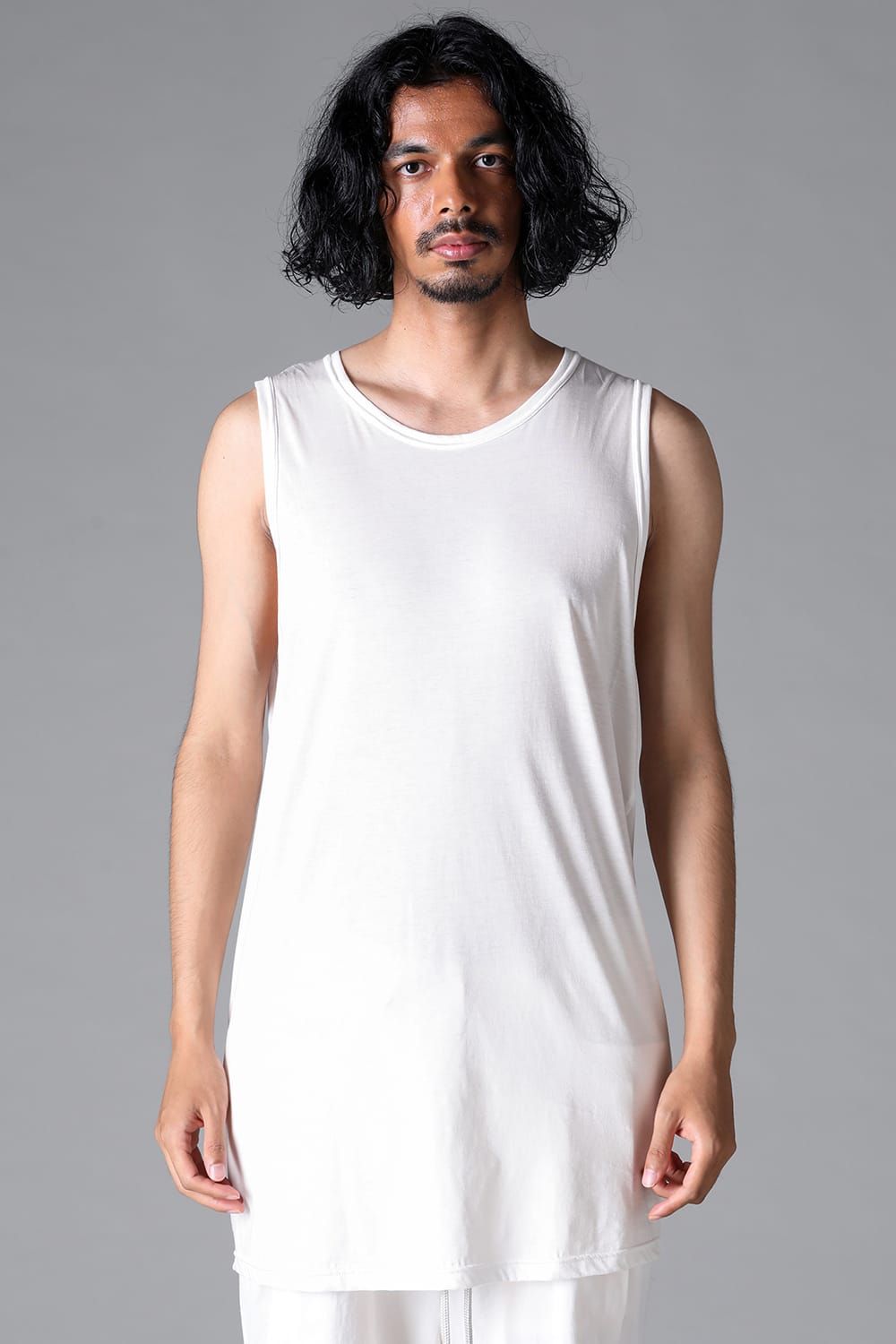 《2026SS先行予約》Long Tank Top"Black / Ivory /Greige / Grey / Stone "/ ロングタンクトップ"ブラック/アイボリー/グレージュ/グレー/ストーン"