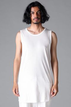 《2026SS先行予約》Long Tank Top"Black / Ivory /Greige / Grey / Stone "/ ロングタンクトップ"ブラック/アイボリー/グレージュ/グレー/ストーン"