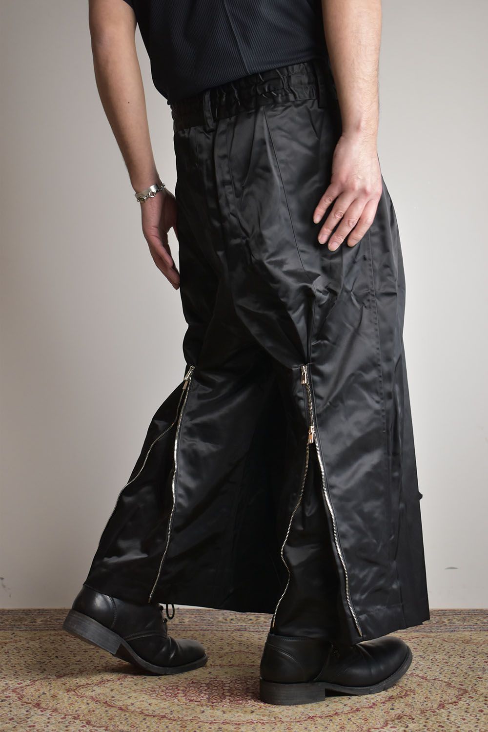 LC2 HAKAMA Trousers"Black"/袴トラウザーズ"ブラック"