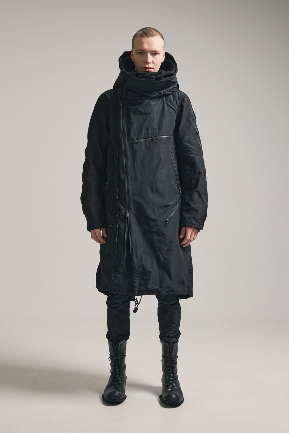 Multi Zip Military Parka Coat"Black" / マルチジップミリタリーパーカーコート"ブラック"